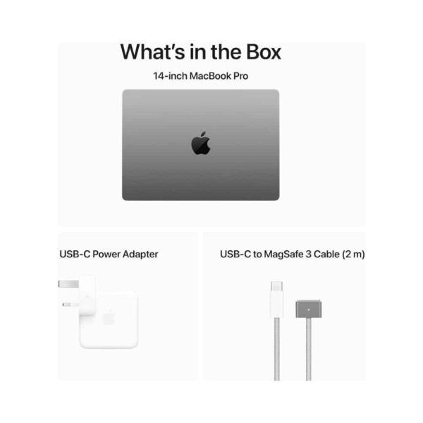 Apple MacBook Pro 14.2 inch Display M3 chip, 8GB RAM, 512GB SSD Storage - English Keyboard