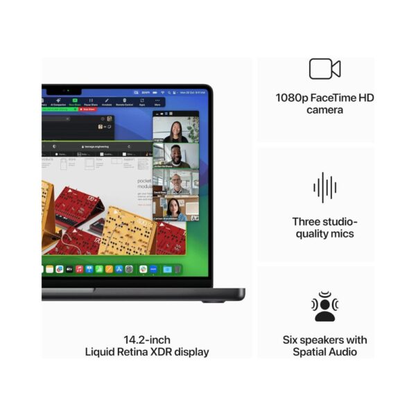 Apple MacBook Pro 14.2-inch Display M3 Max chip, 36GB RAM, 1TB SSD Storage - English Keyboard