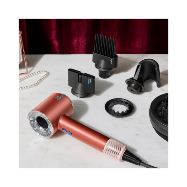 Dyson Special edition Supersonic Nural hair dryer in Strawberry bronze and blush pink - Image 3