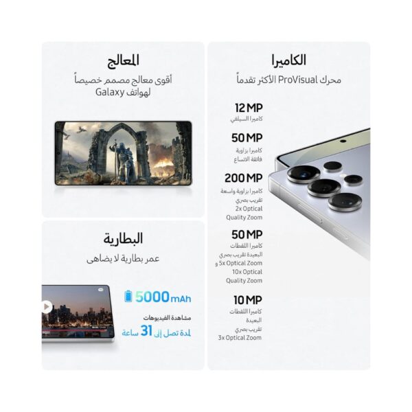 Samsung Galaxy S25 Ultra 5G , 12GB RAM All Storage - TDRA UAE Version