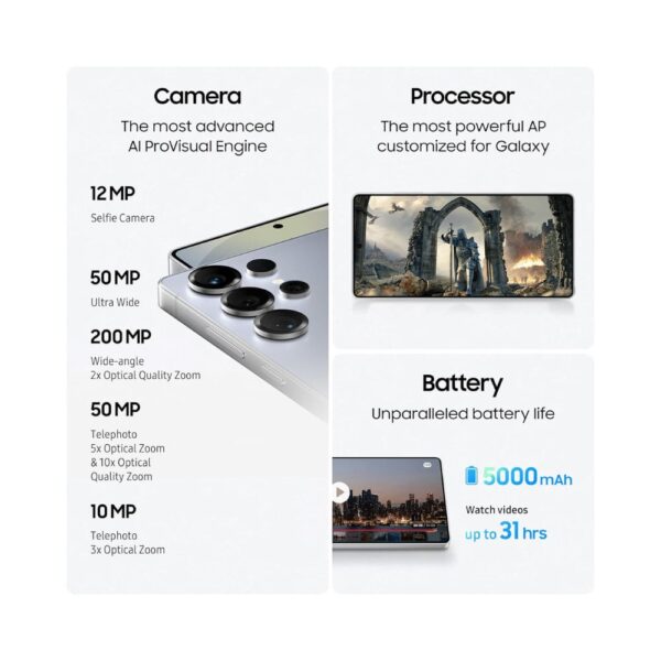 Samsung Galaxy S25 Ultra 5G , 12GB RAM All Storage - TDRA UAE Version
