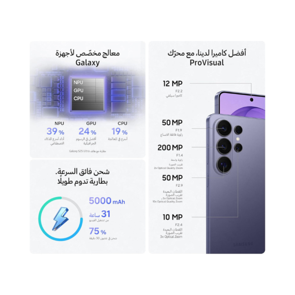 Samsung Galaxy S26 Ultra Dual-SIM 5G – UAE TDRA Version
