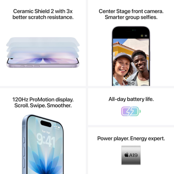 Apple iPhone 17 5G with FaceTime (Physical Sim & eSIM)