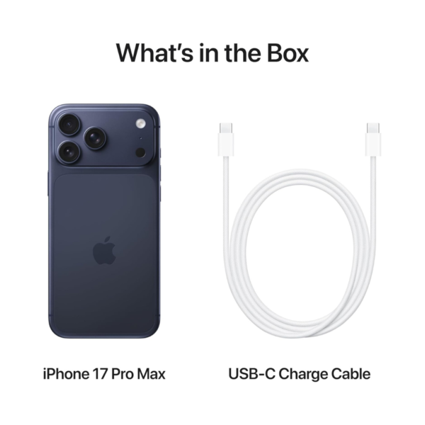 Apple iPhone 17 Pro Max 5G (Physical SIM + eSIM) With FaceTime—International Version