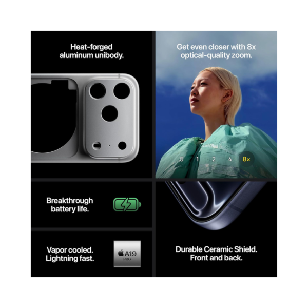 Apple iPhone 17 Pro Max 5G (Physical SIM + eSIM) With FaceTime—International Version