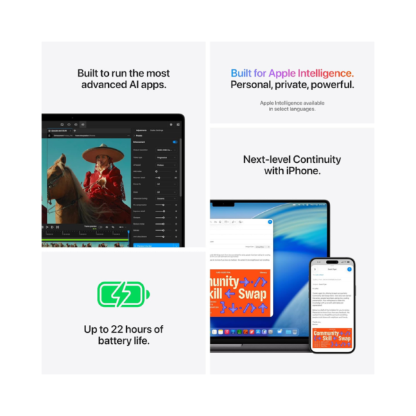 New Apple MacBook Pro M5-Series (2026), 16-inch, English Keyboard – International Version.