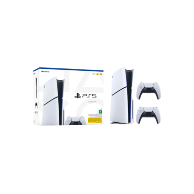 Sony PlayStation 5 Slim Disc Console & Controller With One Extra Controller – 1 TB (UAE version)