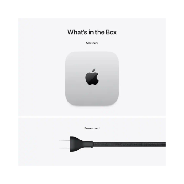 Apple Mac Mini M4 Chip 16GB RAM & 256GB SSD - Silver