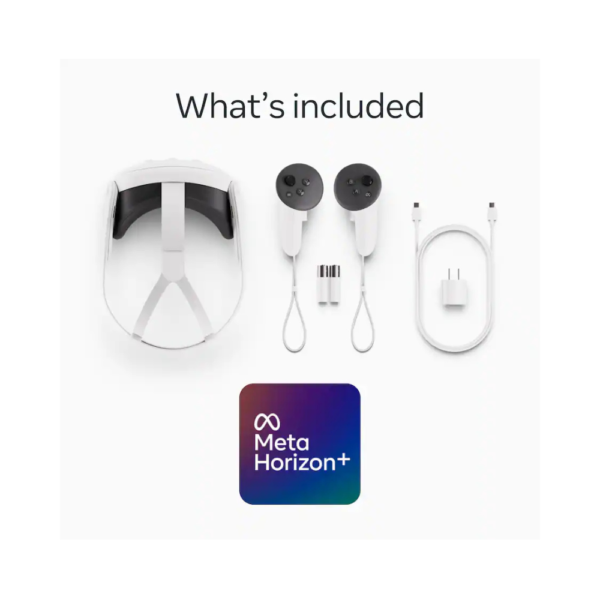 Meta Quest 3 Advanced All-In-One VR Headset, 512GB, White