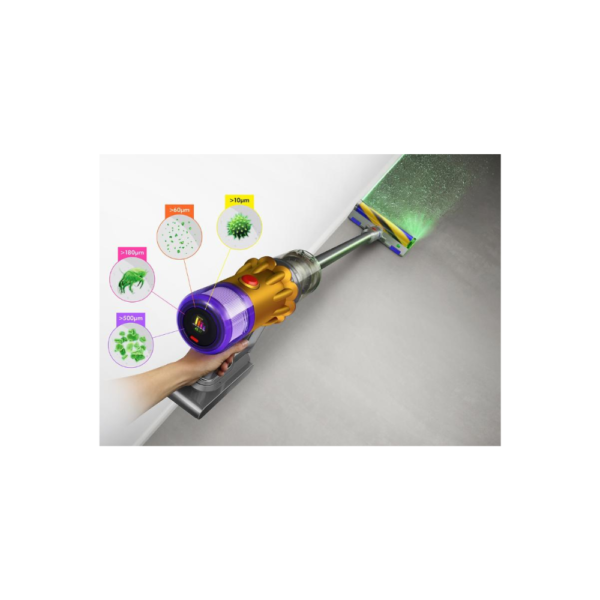 Dyson V12 Detect Slim Absolute cordless vacuum – Yellow Nickel -  2-Year Warranty