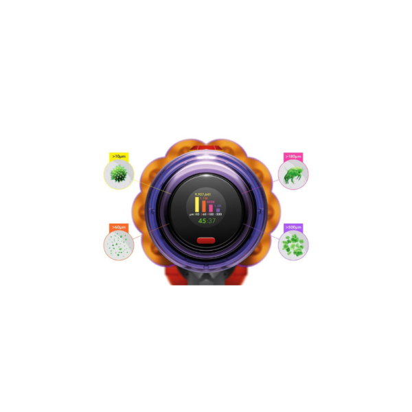Dyson V12 Detect Slim Absolute cordless vacuum – Yellow Nickel -  2-Year Warranty